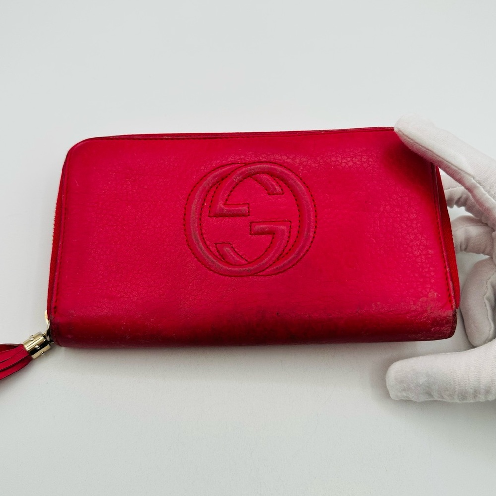Gucci Large Interlocking G Zip Around Waller - image 5